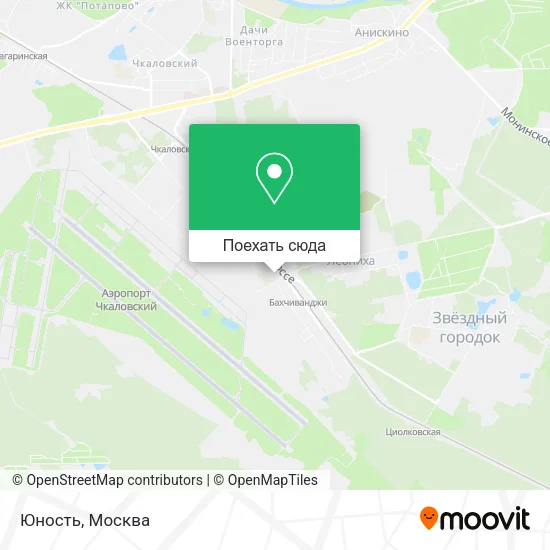 Карта Юность