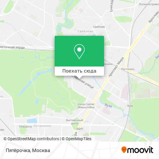 Карта Пятёрочка