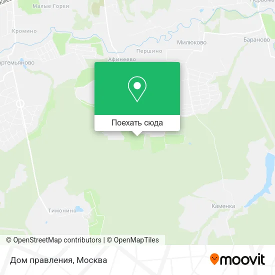 Карта Дом правления