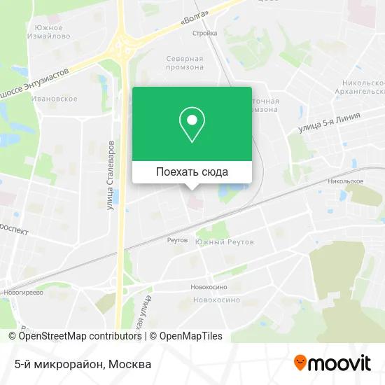 Карта 5-й микрорайон