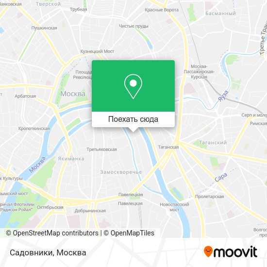 Карта Садовники