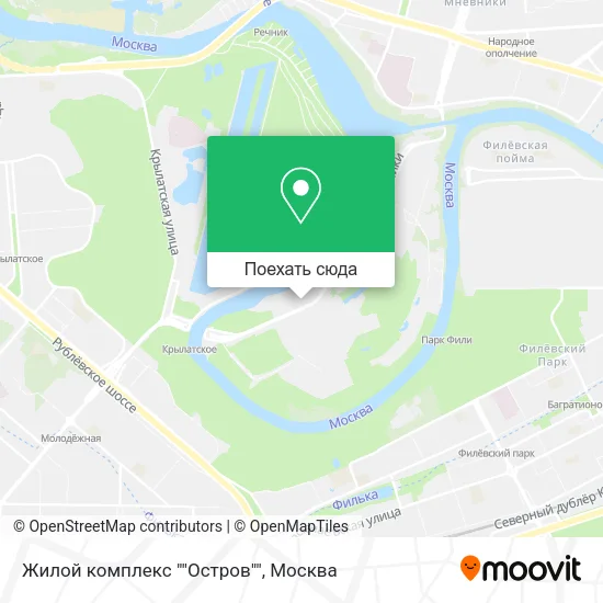 Карта Жилой комплекс ""Остров""