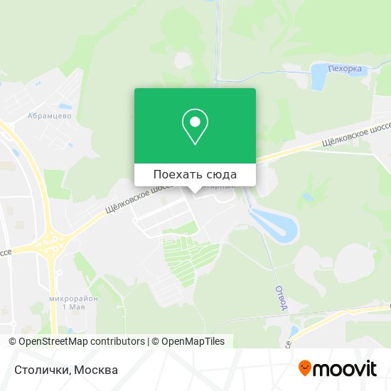 Карта Столички