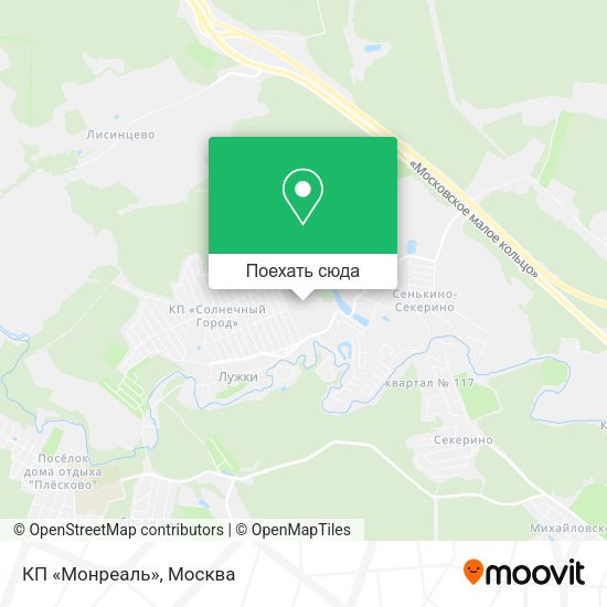 Карта КП «Монреаль»