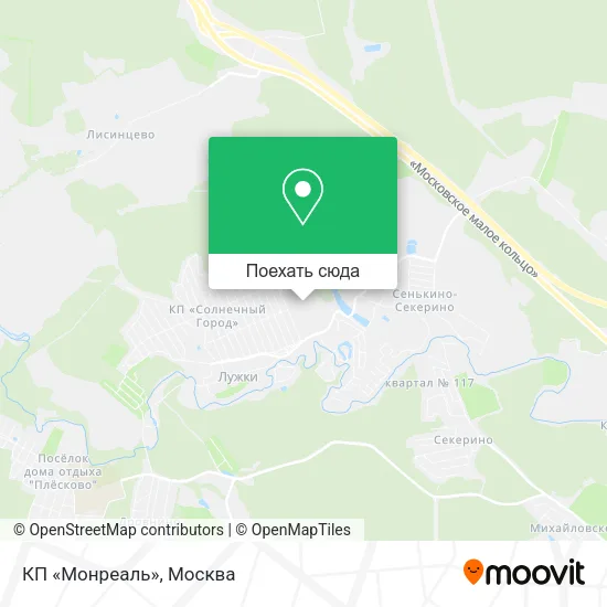 Карта КП «Монреаль»