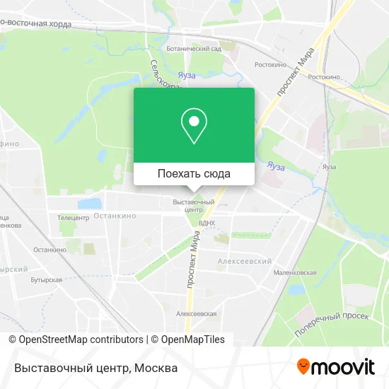 Карта Выставочный центр