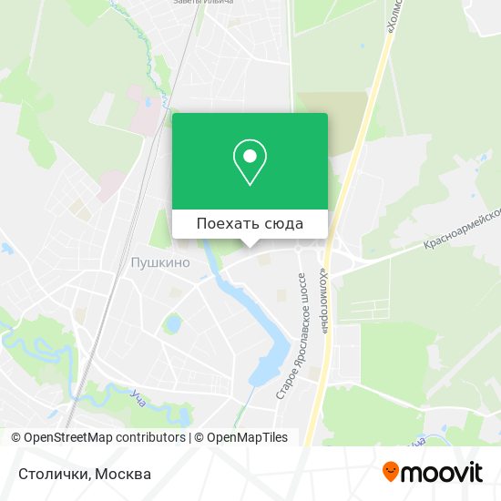Карта Столички