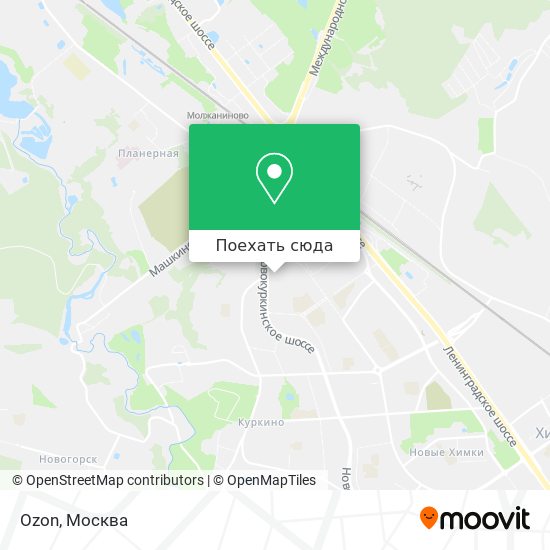 Карта Ozon