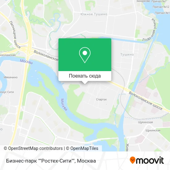 Карта Бизнес-парк ""Ростех-Сити""