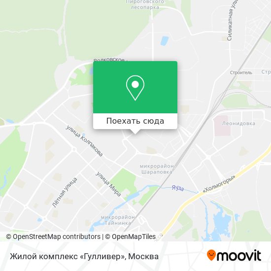 Карта Жилой комплекс «Гулливер»