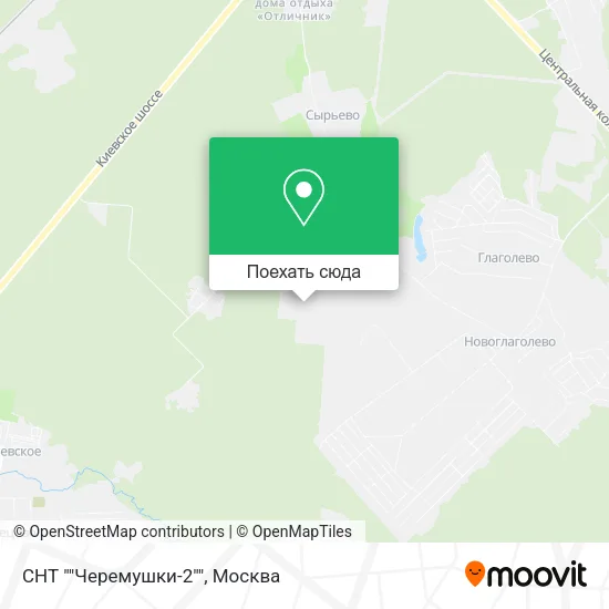 Карта СНТ ""Черемушки-2""