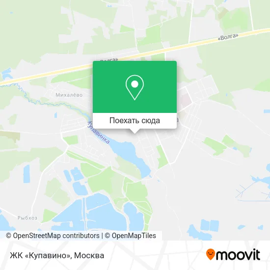Карта ЖК «Купавино»