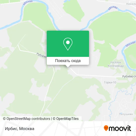 Карта Ирбис