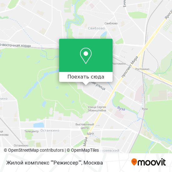 Карта Жилой комплекс ""Режиссер""