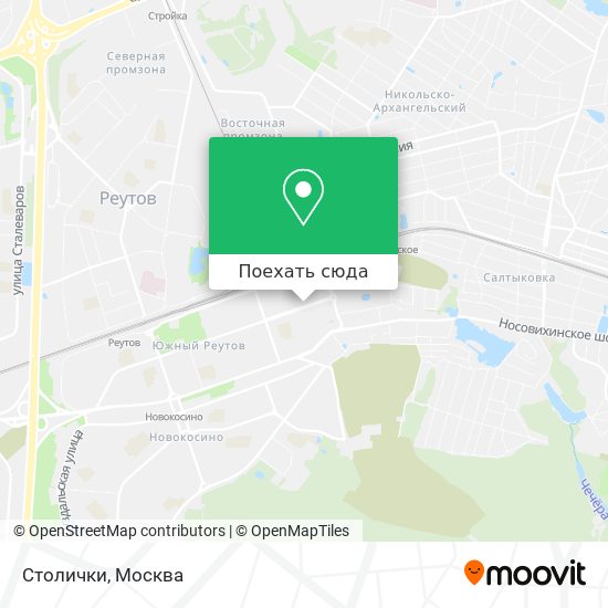 Карта Столички