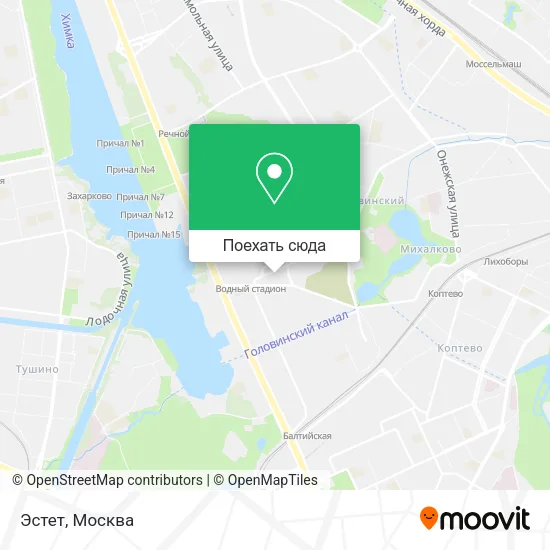 Карта Эстет