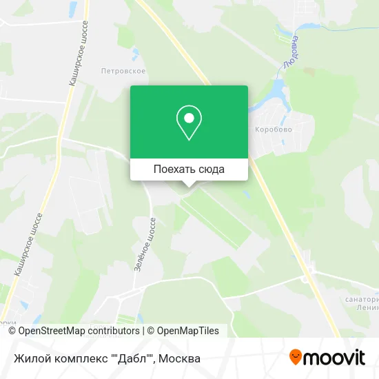 Карта Жилой комплекс ""Дабл""