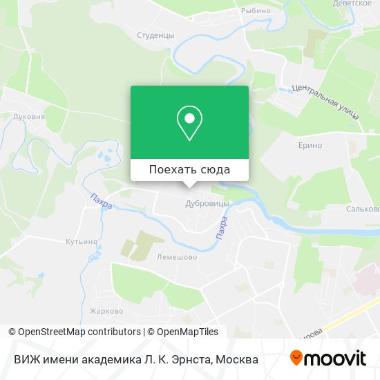 Карта ВИЖ имени академика Л. К. Эрнста