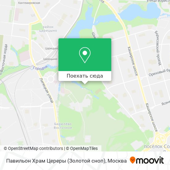 Карта Павильон Храм Цереры (Золотой сноп)