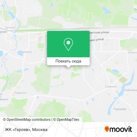 Карта ЖК «Героев»