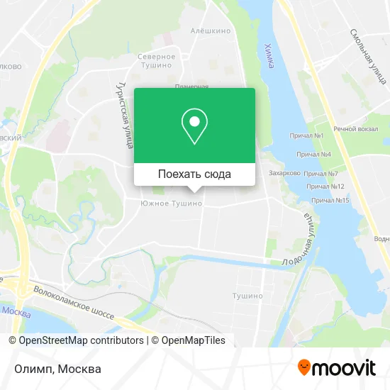 Карта Олимп