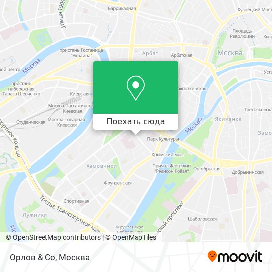 Карта Орлов & Co