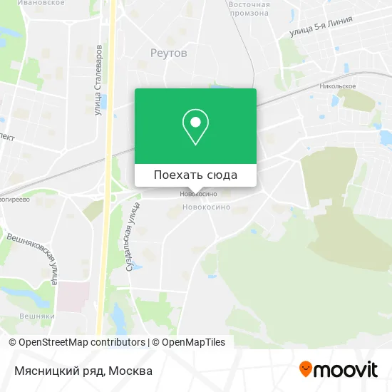 Карта Мясницкий ряд