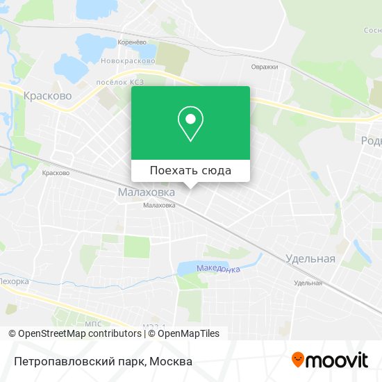 Карта Петропавловский парк
