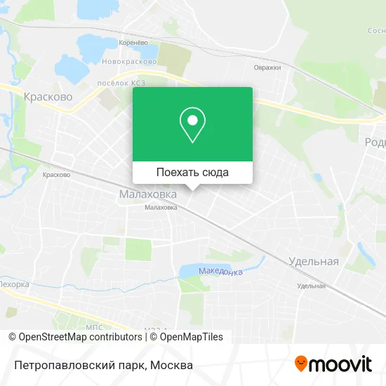 Карта Петропавловский парк