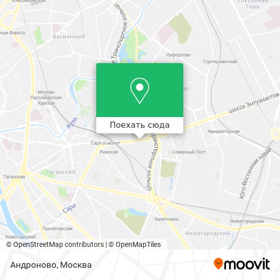 Карта Андроново