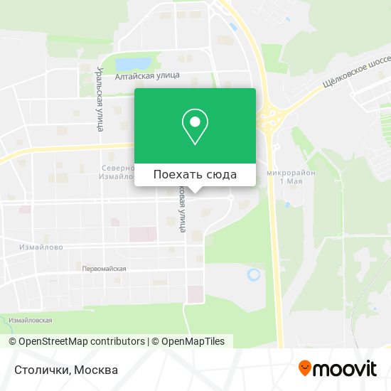 Карта Столички