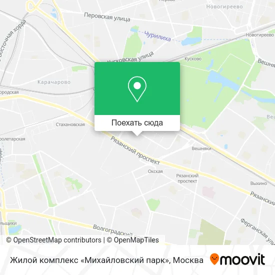 Карта Жилой комплекс «Михайловский парк»
