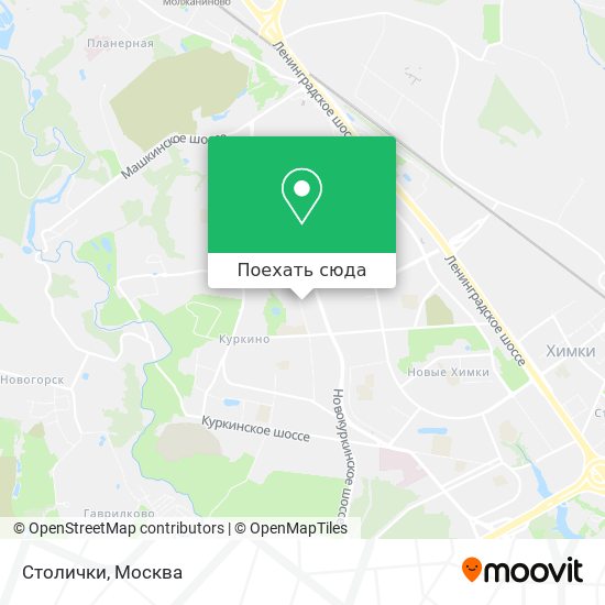 Карта Столички