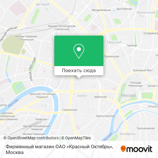 Красный октябрь москва карта