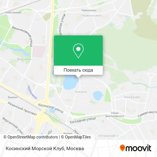 Карта Косинский Морской Клуб