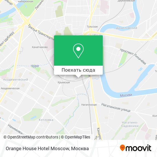 Карта Orange House Hotel Moscow