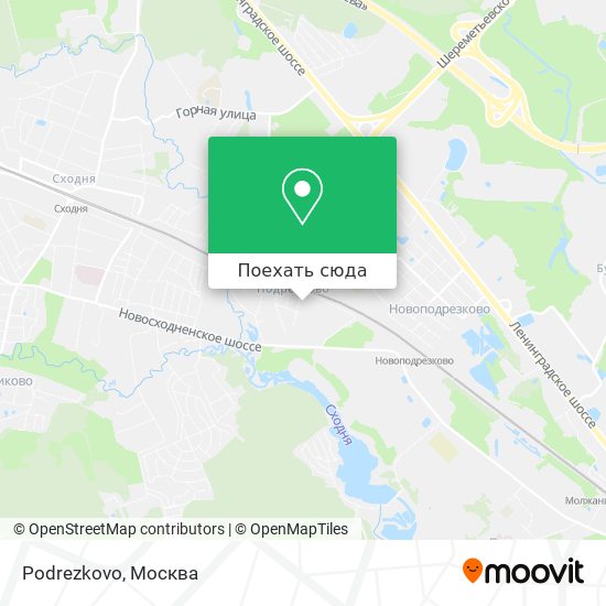 Карта Podrezkovo