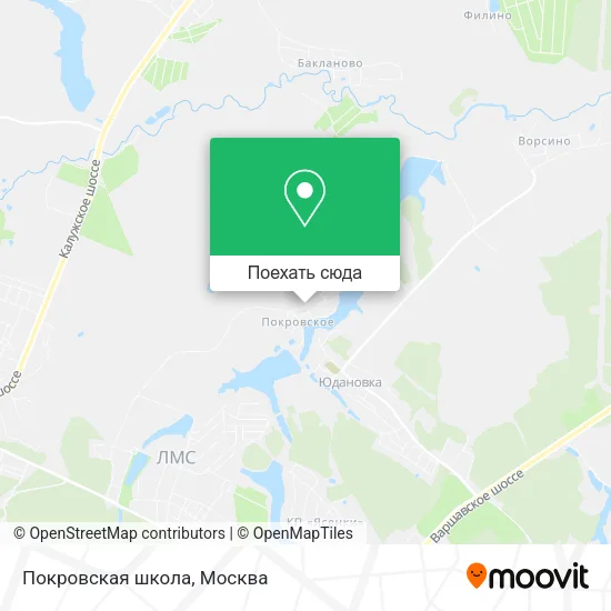 Карта Покровская школа