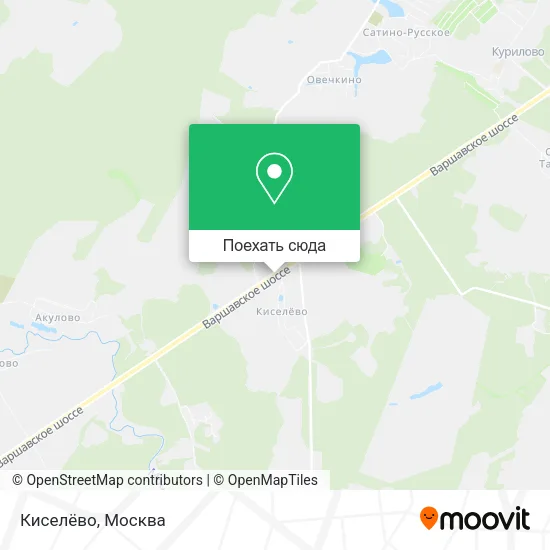 Карта Киселёво