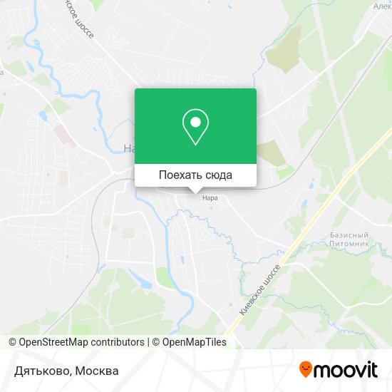 Карта Дятьково