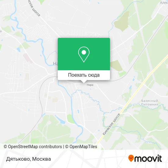 Карта Дятьково
