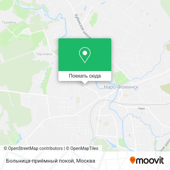 Карта Больница-приёмный покой