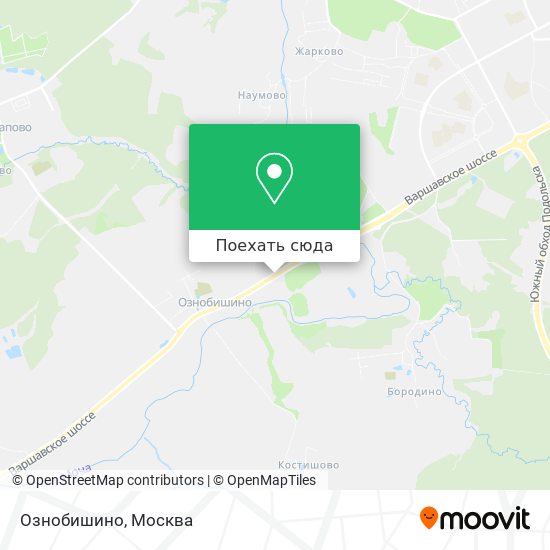 Карта Ознобишино