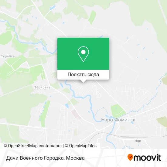 Карта Дачи Военного Городка