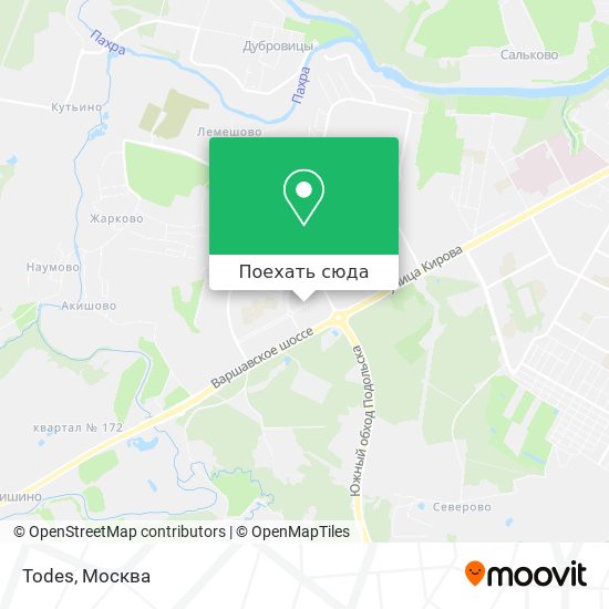 Карта Todes
