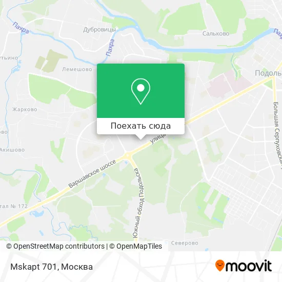 Карта Mskapt 701