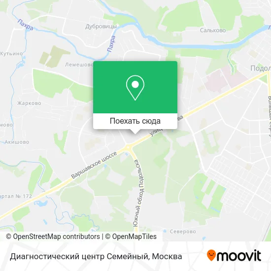 Карта Диагностический центр Семейный