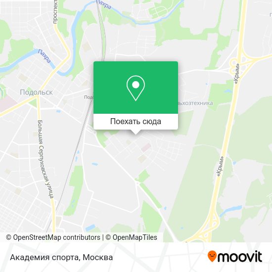 Карта Академия спорта
