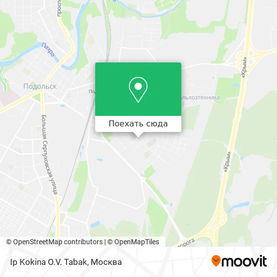 Карта Ip Kokina O.V. Tabak