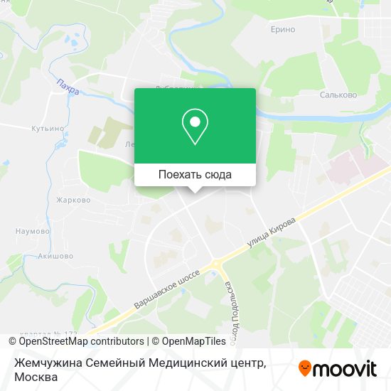 Карта Жемчужина Семейный Медицинский центр